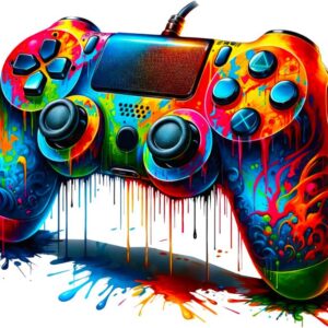 Heat transfers Iron on stickers  Game controller headphones 9 for Tshirts Iron on Decal Patches Stickers Clothes Hat Pillows DIY Crafts