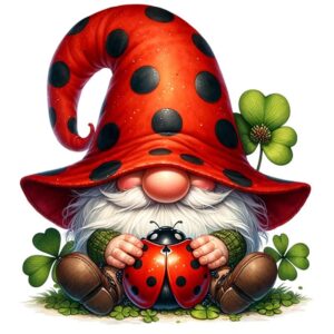 Heat transfers Iron on stickers  Gnome Elf Dwarf 1 for Tshirts Iron on Decal Patches Stickers Clothes Hat Pillows DIY Crafts