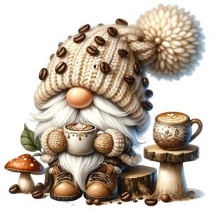 Heat transfers Iron on stickers  Gnome Elf Dwarf 109 for Tshirts Iron on Decal Patches Stickers Clothes Hat Pillows DIY Crafts