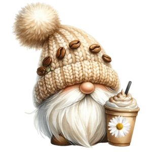 Heat transfers Iron on stickers  Gnome Elf Dwarf 113 for Tshirts Iron on Decal Patches Stickers Clothes Hat Pillows DIY Crafts