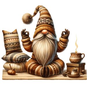 Heat transfers Iron on stickers  Gnome Elf Dwarf 133 for Tshirts Iron on Decal Patches Stickers Clothes Hat Pillows DIY Crafts