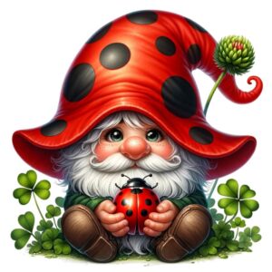 Heat transfers Iron on stickers  Gnome Elf Dwarf 21 for Tshirts Iron on Decal Patches Stickers Clothes Hat Pillows DIY Crafts