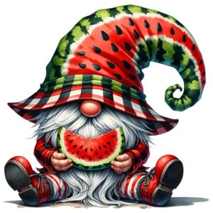 Heat transfers Iron on stickers  Gnome Elf Dwarf 29 for Tshirts Iron on Decal Patches Stickers Clothes Hat Pillows DIY Crafts
