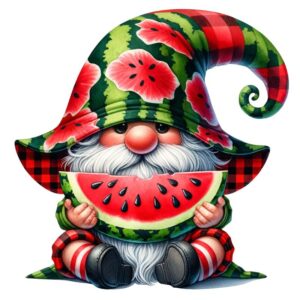Heat transfers Iron on stickers  Gnome Elf Dwarf 33 for Tshirts Iron on Decal Patches Stickers Clothes Hat Pillows DIY Crafts