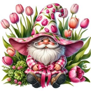 Heat transfers Iron on stickers  Gnome Elf Dwarf 37 for Tshirts Iron on Decal Patches Stickers Clothes Hat Pillows DIY Crafts