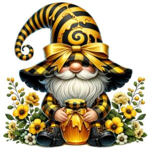 Heat transfers Iron on stickers  Gnome Elf Dwarf 45 for Tshirts Iron on Decal Patches Stickers Clothes Hat Pillows DIY Crafts