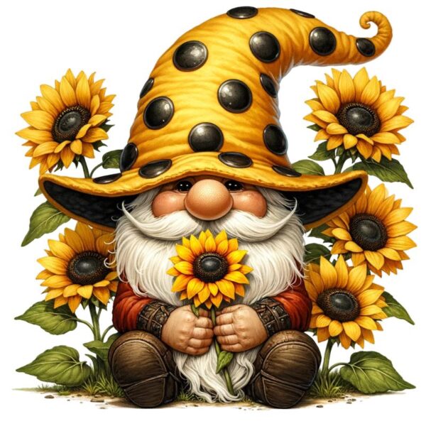 Heat transfers Iron on stickers  Gnome Elf Dwarf 5 for Tshirts Iron on Decal Patches Stickers Clothes Hat Pillows DIY Crafts