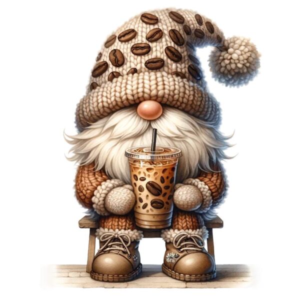 Heat transfers Iron on stickers  Gnome Elf Dwarf 73 for Tshirts Iron on Decal Patches Stickers Clothes Hat Pillows DIY Crafts