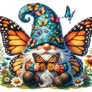 Heat transfers Iron on stickers  Gnome Elf Dwarf 9 for Tshirts Iron on Decal Patches Stickers Clothes Hat Pillows DIY Crafts