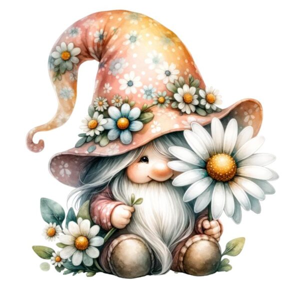 Heat transfers Iron on stickers  Gnome Elf Dwarf 97 for Tshirts Iron on Decal Patches Stickers Clothes Hat Pillows DIY Crafts