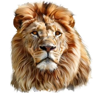 Heat transfers Iron on stickers  Lion 14 for Tshirts Iron on Decal Patches Stickers Clothes Hat Pillows DIY Crafts