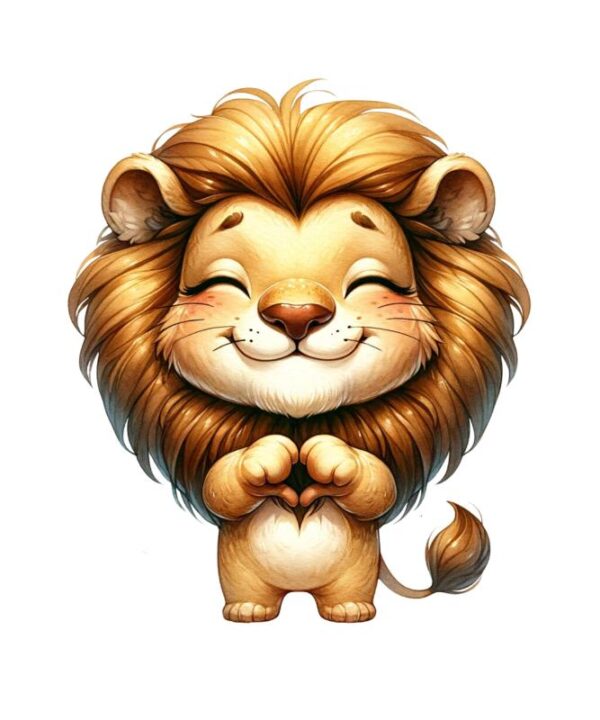 Heat transfers Iron on stickers  Lion 4 for Tshirts Iron on Decal Patches Stickers Clothes Hat Pillows DIY Crafts