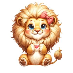 Heat transfers Iron on stickers  Lion 5 for Tshirts Iron on Decal Patches Stickers Clothes Hat Pillows DIY Crafts