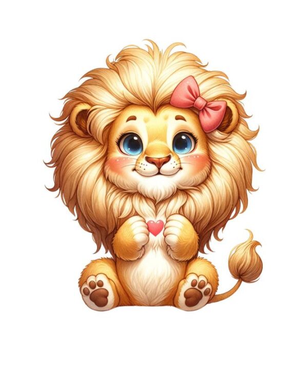 Heat transfers Iron on stickers  Lion 5 for Tshirts Iron on Decal Patches Stickers Clothes Hat Pillows DIY Crafts
