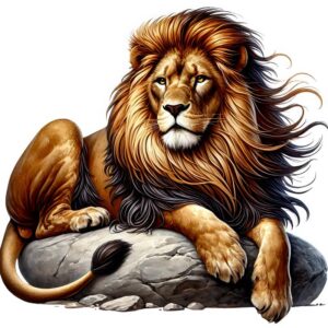 Heat transfers Iron on stickers  Lion 8 for Tshirts Iron on Decal Patches Stickers Clothes Hat Pillows DIY Crafts