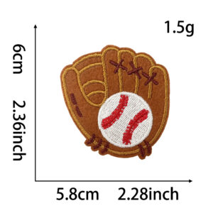 Customized self-adhesive ironing patch sticker letter flat embroidery cloth sticker multi-color cloth label clothing accessories embroidery is available for cross-border