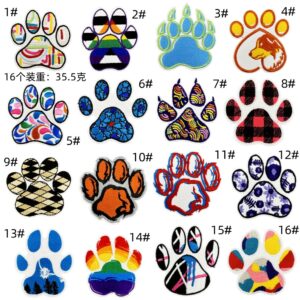 bear claw cloth sticker computer embroidery animal patches embroidery hat bag decoration clothing accessories discounted priceEmbroidered Iron on Patches for Clothes, Dress, Hat, Jeans, DIY Accessories Patches for Caps Backpacks Vest Harness -JY