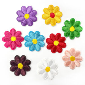 chrysanthemum sun small flower clothes patch sticker embroidered cloth sticker