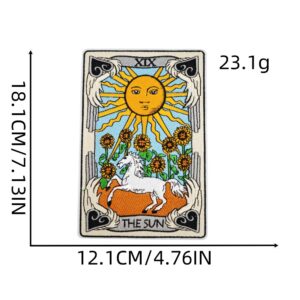 cartoon Tarot embroidery cloth sticker decorative patches computer embroidery clothing accessories iron on patches spot modelEmbroidered Iron on Patches for Clothes, Dress, Hat, Jeans, DIY Accessories Patches for Caps Backpacks Vest Harness -JY