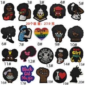 computer embroidery cute character avatar iron on patches sticker clothing accessories embroidery label embroidery cloth sticker spotEmbroidered Iron on Patches for Clothes, Dress, Hat, Jeans, DIY Accessories Patches for Caps Backpacks Vest Harness -JY