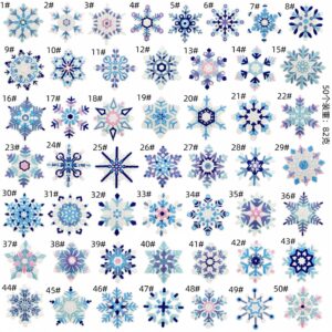 snowflake embroidery cloth sticker decoration cartoon patches decal electric embroidery piece clothing accessories spot wholesaleEmbroidered Iron on Patches for Clothes, Dress, Hat, Jeans, DIY Accessories Patches for Caps Backpacks Vest Harness -JY
