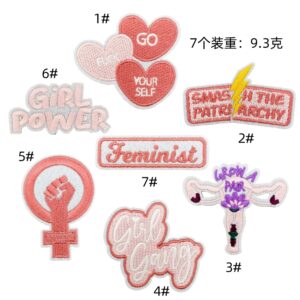 pink cartoon English badge embroidery cloth sticker spot wholesale clothing accessories computer embroidery iron on patchesEmbroidered Iron on Patches for Clothes, Dress, Hat, Jeans, DIY Accessories Patches for Caps Backpacks Vest Harness -JY