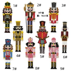 Down jacket decorative cloth sticker manufacturer supplies King Guard + Ding sticker children's clothes schoolbag creative adhesive-backed decalEmbroidered Iron on Patches for Clothes, Dress, Hat, Jeans, DIY Accessories Patches for Caps Backpacks Vest Harness -JY