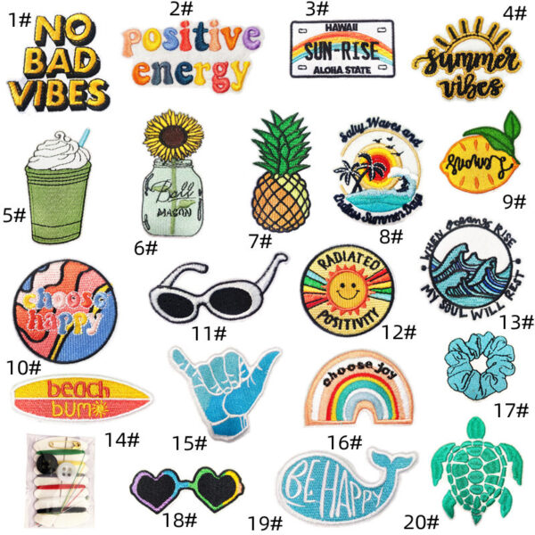 landscape cloth sticker cartoon cute chapter boy embroidery clothes decoration computer embroidery chapter + ding sticker wholesaleEmbroidered Iron on Patches for Clothes, Dress, Hat, Jeans, DIY Accessories Patches for Caps Backpacks Vest Harness -JY