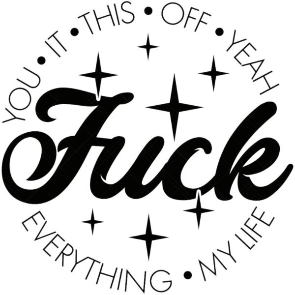 Heat transfers Iron on stickers  Obscene Curse Swear Bad words 101 for Tshirts Iron on Decal Patches Stickers Clothes Hat Pillows DIY Crafts