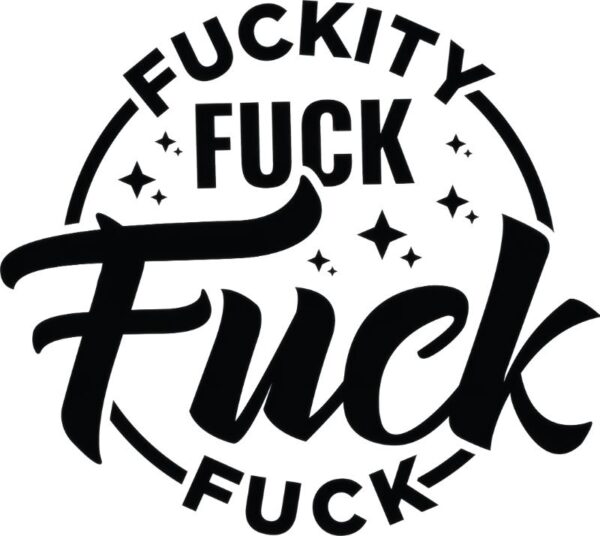Heat transfers Iron on stickers  Obscene Curse Swear Bad words 107 for Tshirts Iron on Decal Patches Stickers Clothes Hat Pillows DIY Crafts