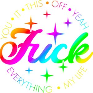 Heat transfers Iron on stickers  Obscene Curse Swear Bad words 152 for Tshirts Iron on Decal Patches Stickers Clothes Hat Pillows DIY Crafts