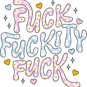 Heat transfers Iron on stickers  Obscene Curse Swear Bad words 156 for Tshirts Iron on Decal Patches Stickers Clothes Hat Pillows DIY Crafts