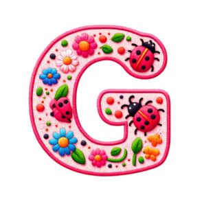 Heat transfers Iron on stickers  Pink letter 7 for Tshirts Iron on Decal Patches Stickers Clothes Hat Pillows DIY Crafts