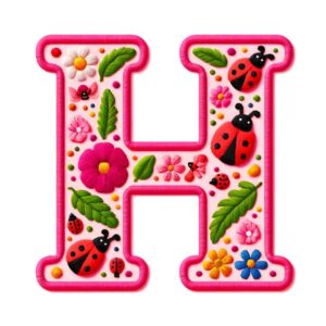 Heat transfers Iron on stickers  Pink letter 8 for Tshirts Iron on Decal Patches Stickers Clothes Hat Pillows DIY Crafts