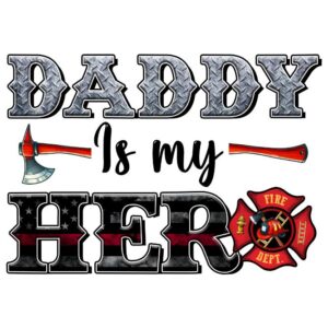 Heat transfers Iron on stickers  Police Firefighter 15 for Tshirts Iron on Decal Patches Stickers Clothes Hat Pillows DIY Crafts