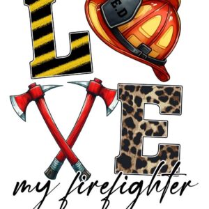 Heat transfers Iron on stickers  Police Firefighter 26 for Tshirts Iron on Decal Patches Stickers Clothes Hat Pillows DIY Crafts