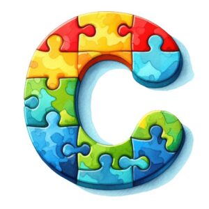 Heat transfers Iron on stickers  Puzzle letter 13 for Tshirts Iron on Decal Patches Stickers Clothes Hat Pillows DIY Crafts