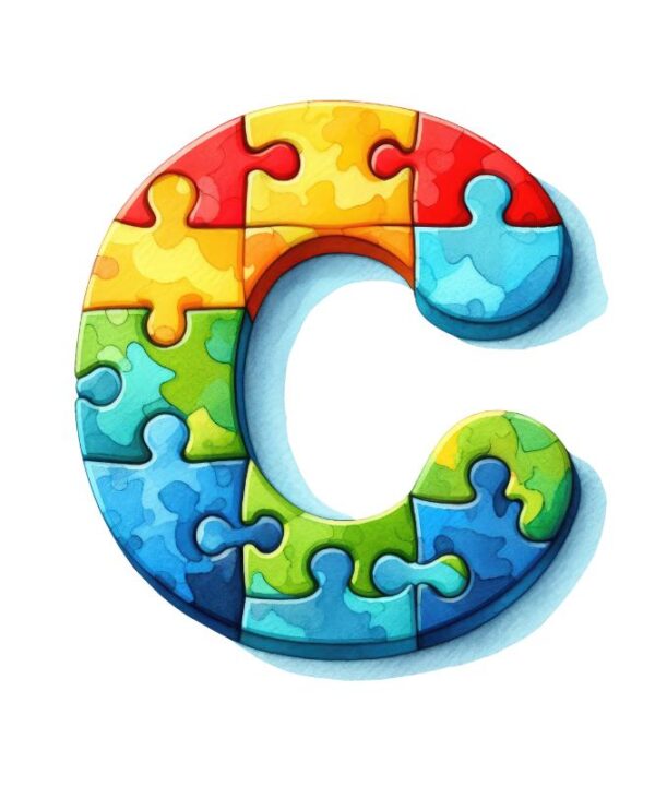Heat transfers Iron on stickers  Puzzle letter 13 for Tshirts Iron on Decal Patches Stickers Clothes Hat Pillows DIY Crafts