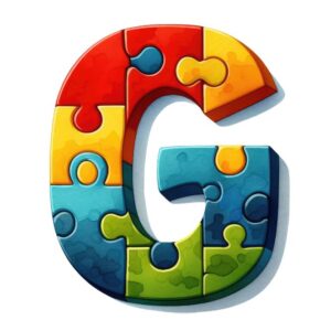 Heat transfers Iron on stickers  Puzzle letter 17 for Tshirts Iron on Decal Patches Stickers Clothes Hat Pillows DIY Crafts