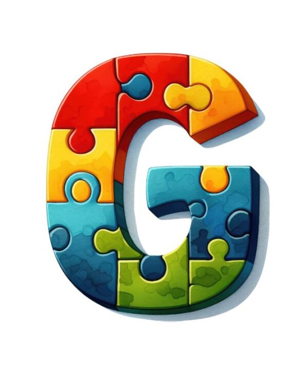 Heat transfers Iron on stickers  Puzzle letter 17 for Tshirts Iron on Decal Patches Stickers Clothes Hat Pillows DIY Crafts