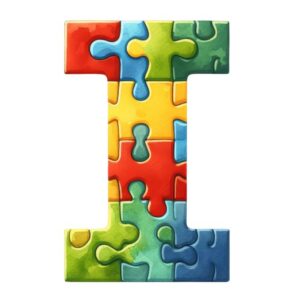 Heat transfers Iron on stickers  Puzzle letter 19 for Tshirts Iron on Decal Patches Stickers Clothes Hat Pillows DIY Crafts