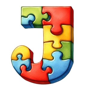 Heat transfers Iron on stickers  Puzzle letter 20 for Tshirts Iron on Decal Patches Stickers Clothes Hat Pillows DIY Crafts