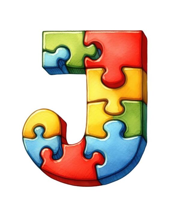 Heat transfers Iron on stickers  Puzzle letter 20 for Tshirts Iron on Decal Patches Stickers Clothes Hat Pillows DIY Crafts
