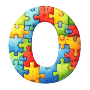 Heat transfers Iron on stickers  Puzzle letter 25 for Tshirts Iron on Decal Patches Stickers Clothes Hat Pillows DIY Crafts