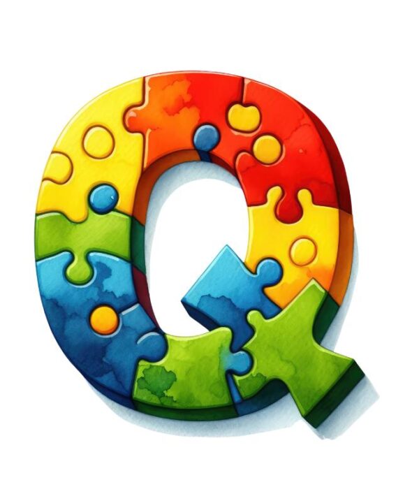 Heat transfers Iron on stickers  Puzzle letter 27 for Tshirts Iron on Decal Patches Stickers Clothes Hat Pillows DIY Crafts