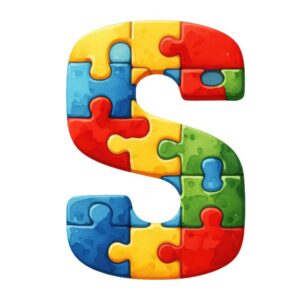 Heat transfers Iron on stickers  Puzzle letter 29 for Tshirts Iron on Decal Patches Stickers Clothes Hat Pillows DIY Crafts