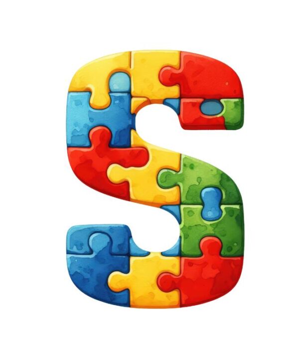 Heat transfers Iron on stickers  Puzzle letter 29 for Tshirts Iron on Decal Patches Stickers Clothes Hat Pillows DIY Crafts