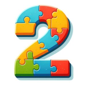 Heat transfers Iron on stickers  Puzzle letter 3 for Tshirts Iron on Decal Patches Stickers Clothes Hat Pillows DIY Crafts
