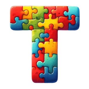 Heat transfers Iron on stickers  Puzzle letter 30 for Tshirts Iron on Decal Patches Stickers Clothes Hat Pillows DIY Crafts