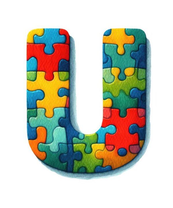 Heat transfers Iron on stickers  Puzzle letter 31 for Tshirts Iron on Decal Patches Stickers Clothes Hat Pillows DIY Crafts